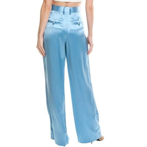 Staud Womens Luisa Pant, Blue - Picture 2 of 9